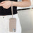 For iPhone 16 Pro Case Card Slots Kickstand PU Leather + PET Phone Cover with Wrist Strap - Grey - 4
