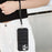 For iPhone 16 Pro Max Case Card Slots Kickstand PU Leather + PET Phone Cover with Wrist Strap - Black - 4