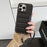 For iPhone 16 Pro Max Case Card Slots Kickstand PU Leather + PET Phone Cover with Wrist Strap - Black - 7