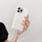 For iPhone 14 Pro Max Case Card Slots Kickstand PU Leather + PET Phone Cover with Wrist Strap - White - 3