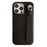For iPhone 15 Pro Case Wristband Kickstand PU Leather + PET Phone Cover - Black - 1