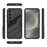 For Samsung Galaxy A26 5G Case PC+TPU Shockproof Phone Cover with Kickstand - Black - 4