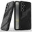 For Samsung Galaxy A56 5G Case PC+TPU Shockproof Phone Cover with Kickstand - Black - 3