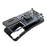 For Samsung Galaxy A26 5G Case PC+TPU Kickstand Phone Protector with Lens Cover - Black - 4