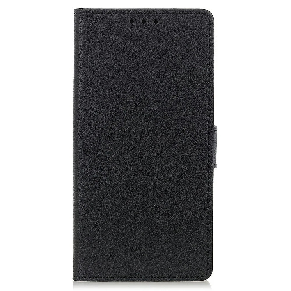 For Samsung Galaxy A26 5G Case PU Leather Stand Wallet Phone Cover - Black - 6