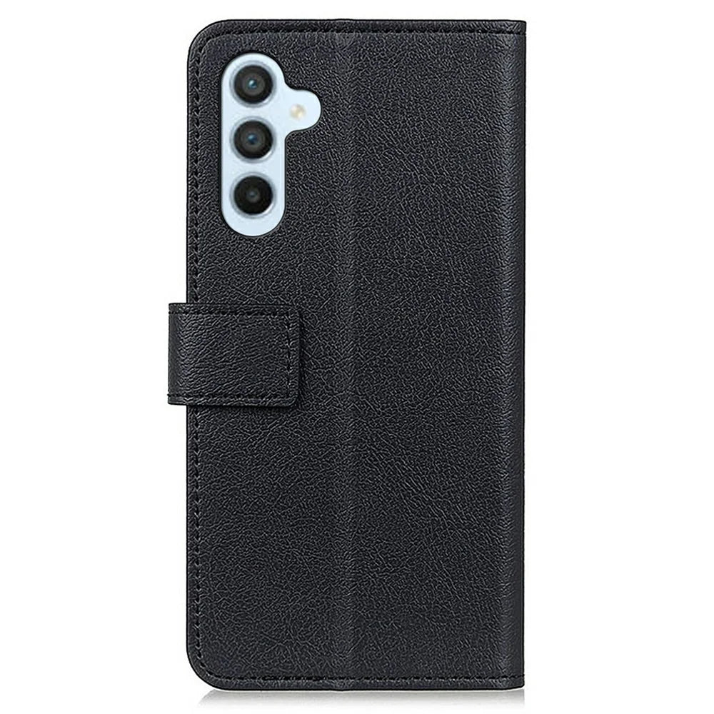 For Samsung Galaxy A26 5G Case PU Leather Stand Wallet Phone Cover - Black - 7
