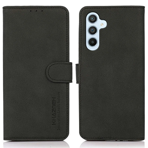 KHAZNEH For Samsung Galaxy A26 5G Stand Case PU Leather Wallet Phone Cover - Black - 1