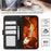 ABEEL For Samsung Galaxy A26 5G Case Color Splicing Leather Flip Phone Cover RFID Blocking - Black - 5