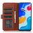 For Samsung Galaxy A26 5G Case Cowhide Texture Leather Wallet Phone Cover with Stand - Brown - 2