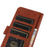 For Samsung Galaxy A26 5G Case Cowhide Texture Leather Wallet Phone Cover with Stand - Brown - 4