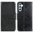 For Samsung Galaxy A26 5G Case Nappa Texture Split Leather Wallet Phone Cover - Black - 1