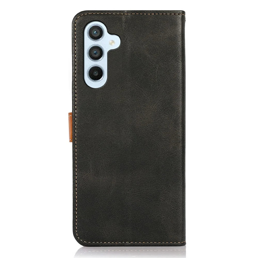 KHAZNEH For Samsung Galaxy A26 5G Wallet Phone Case Stand Leather Flip Cover - Black - 7