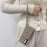 For Samsung Galaxy S23 Ultra Case Mirror Design PU Leather Back Cover with Card Slots, Wrist Strap - Grey - 5