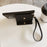 For Samsung Galaxy S25 Ultra Case Mirror Design PU Leather Back Cover with Card Slots, Wrist Strap - Black - 4