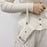 For Google Pixel 8 Pro Case Mirror Design PU Leather Back Cover with Card Slots, Wrist Strap - White - 5