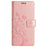 For Samsung Galaxy A56 5G Case PU Leather Phone Wallet Cover with Strap - Rose Gold - 6