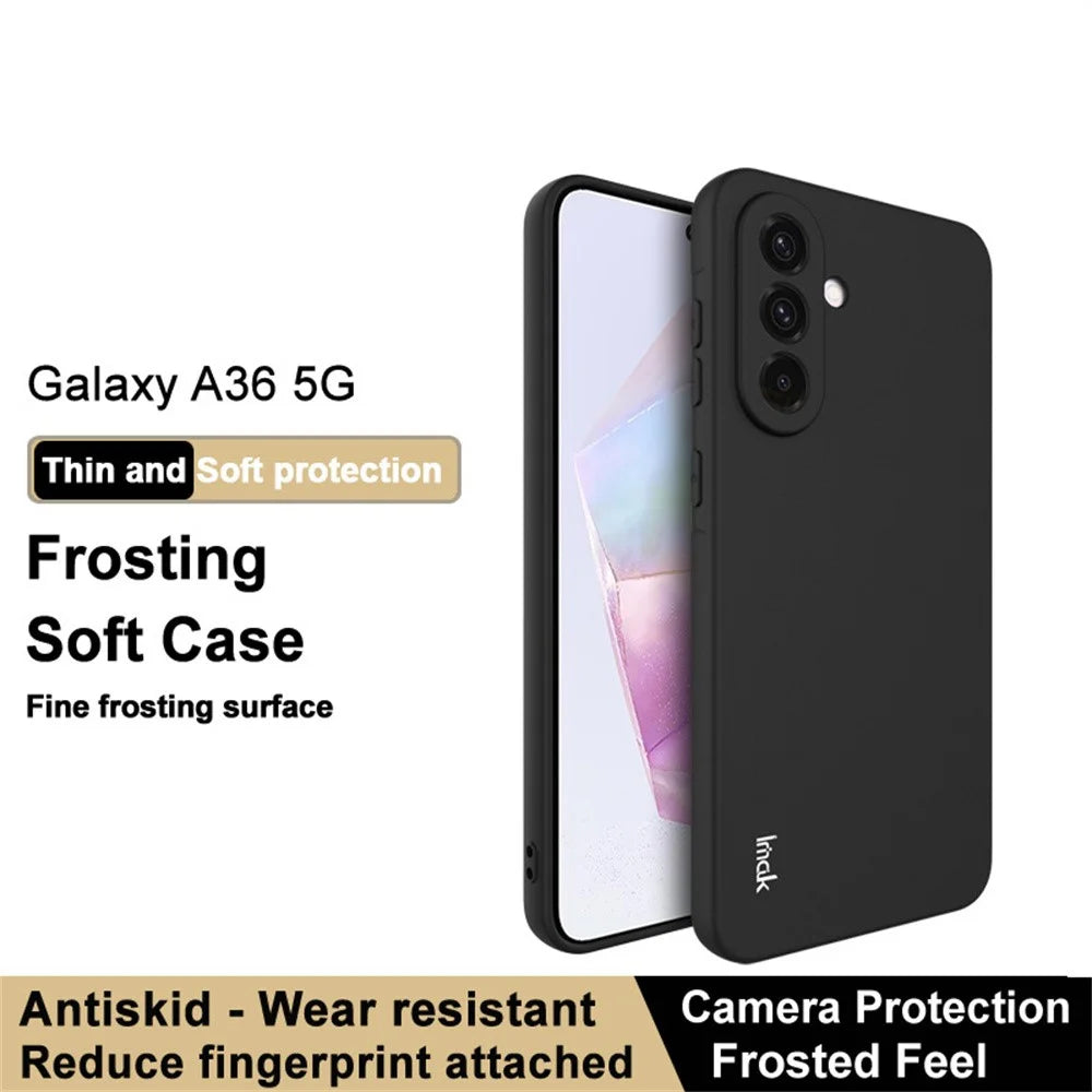 IMAK UC-3 Series for Samsung Galaxy A36 5G Case Matte Anti-Fingerprint Soft TPU Cover - 2