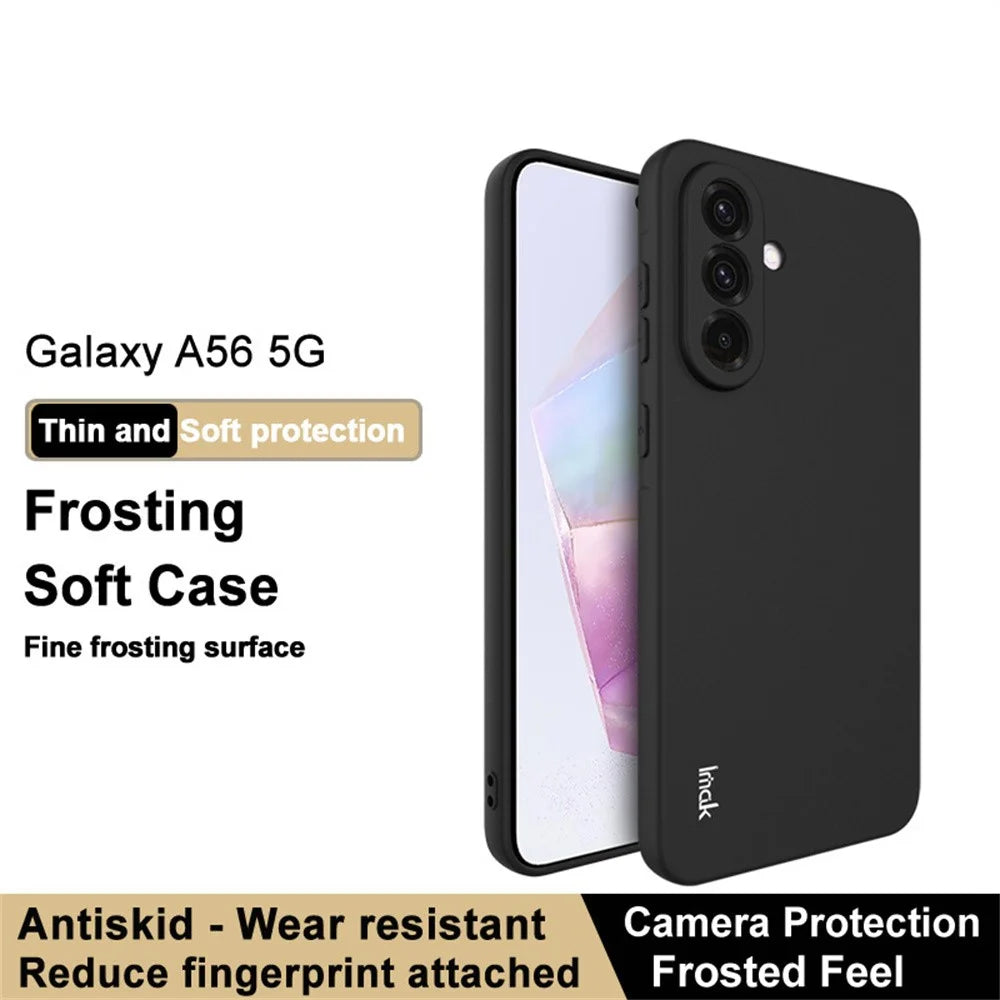 IMAK UC-3 Series for Samsung Galaxy A56 5G Case Matte Anti-Fingerprint Soft TPU Cover - 2