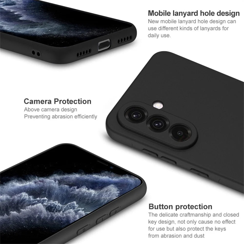 IMAK UC-3 Series for Samsung Galaxy A56 5G Case Matte Anti-Fingerprint Soft TPU Cover - 3