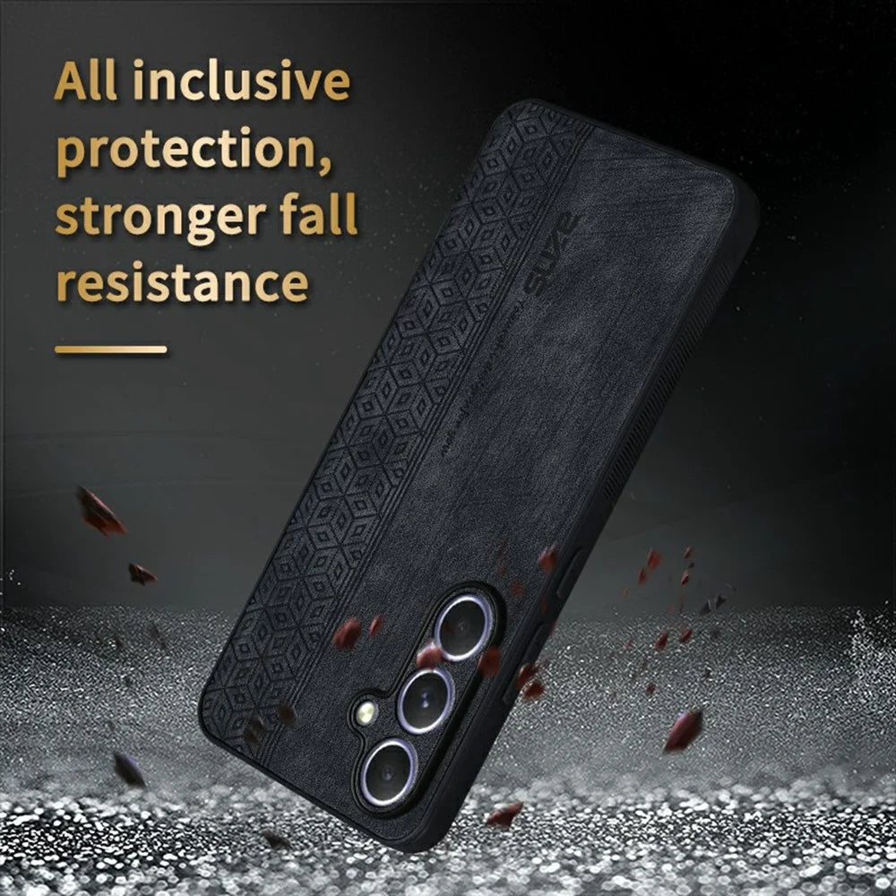 AZNS For Samsung Galaxy A26 5G Case Protective PU Leather Covered TPU Phone Shell - Brown - 4