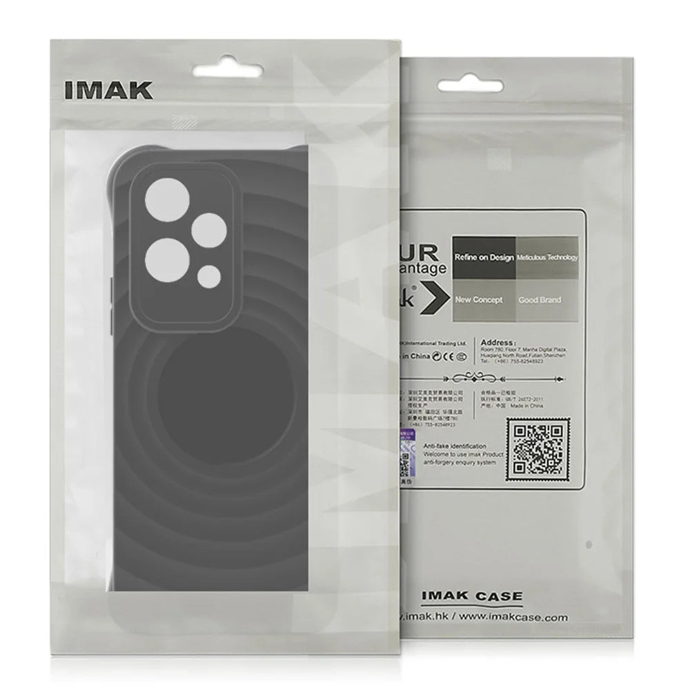 IMAK UC-6 Series for Samsung Galaxy A26 5G Case Water Drop Texture Anti-Skid Matte TPU Cover - Matte White - 5