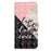For Samsung Galaxy A36 5G Case 3D Creative Pattern PU Leather Stand Phone Cover - Tri-Color Marble - 6