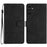 For Samsung Galaxy A26 5G Case Imprinted Butterfly Leather Wallet Phone Cover - Black - 1
