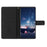 For Samsung Galaxy A36 5G Case Rhombus Leather Horizontal Flip Phone Cover - Black - 3