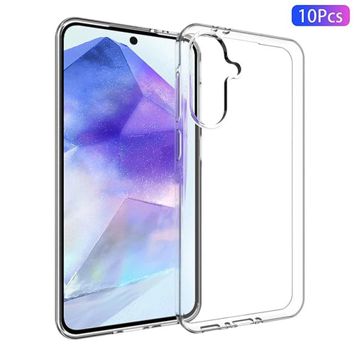 10Pcs  /  Pack For Samsung Galaxy A56 5G Case Watermark Free TPU Protective Clear Phone Cover - 1