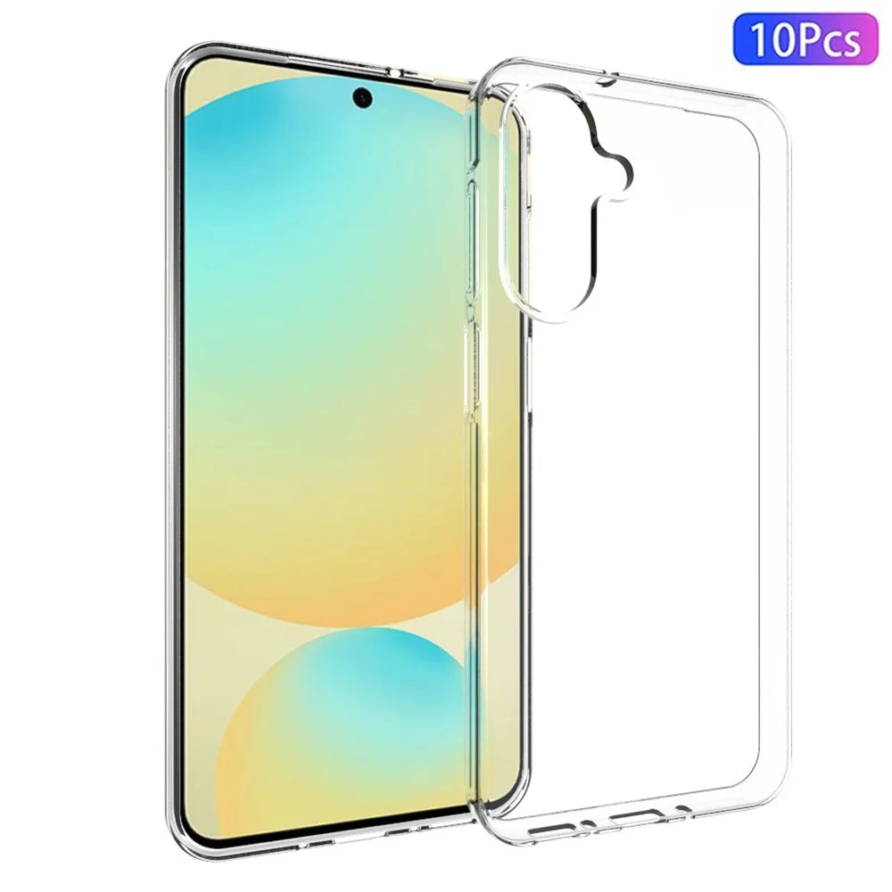 10Pcs  /  Pack For Samsung Galaxy A26 5G Case Watermark Free TPU Protective Clear Phone Cover - 1