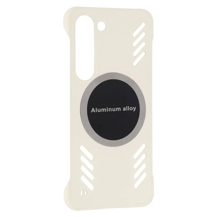 For Samsung Galaxy S23+ Case Hard PC Frameless Heat Dissipation Phone Cover - White - 3