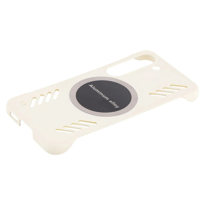 For Samsung Galaxy S23+ Case Hard PC Frameless Heat Dissipation Phone Cover - White - 4