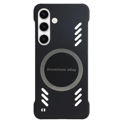 For Samsung Galaxy S24 Case Hard PC Frameless Heat Dissipation Phone Cover - Black - 1
