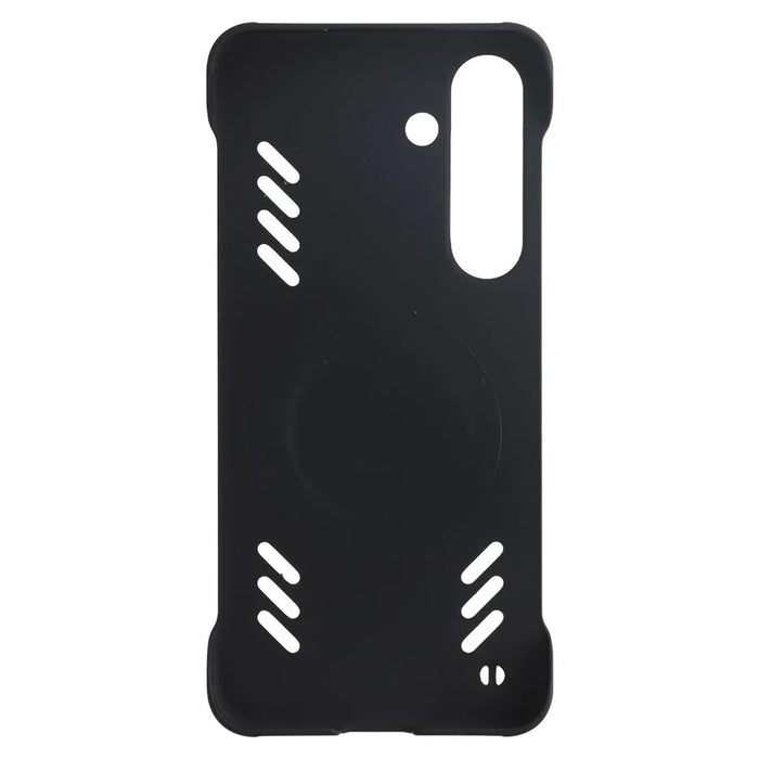 For Samsung Galaxy S25+ Case Hard PC Frameless Heat Dissipation Phone Cover - Black - 2