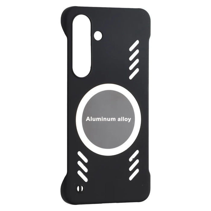 For Samsung Galaxy S25+ Case Hard PC Frameless Heat Dissipation Phone Cover - Black - 3