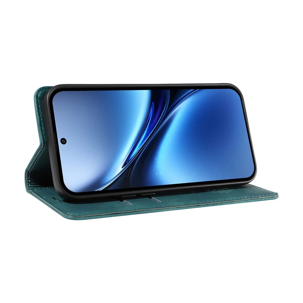 BETOPNICE 003 For vivo X200 5G Wallet Case Leather Phone Cover with Stand - Green - 3