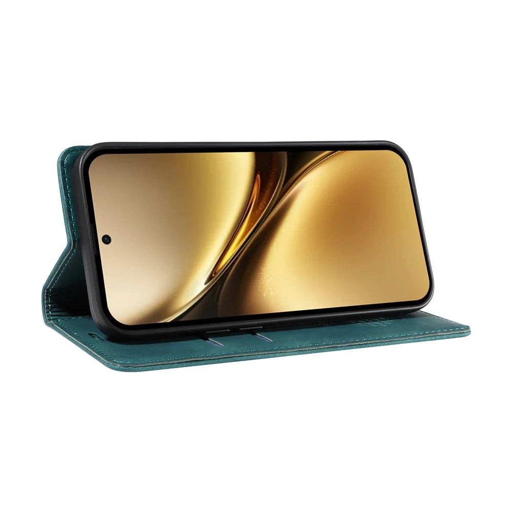 BETOPNICE 003 For vivo X200 Pro 5G Wallet Case Leather Phone Cover with Stand - Green - 3