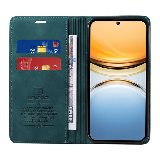 BETOPNICE 003 For vivo Y300 Pro 5G Wallet Case Leather Phone Cover with Stand - Green - 2
