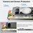 For Google Pixel 9 Pro / Pixel 9 Magnetic Case Rotary Kickstand TPU PC Clear Phone Back Cover - 4