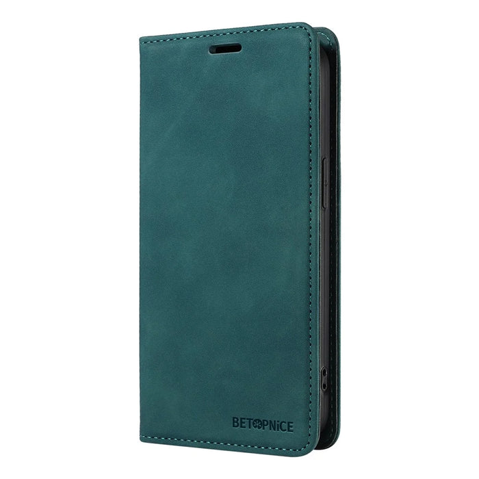 BETOPNICE 003 For OnePlus 13 Wallet Case Leather Phone Cover with Stand - Green - 7