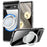 For Google Pixel 7 5G Magnetic Case Rotary Kickstand TPU PC Clear Phone Back Cover - 1