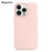 For iPhone 14 Pro Compatible with MagSafe Liquid Silicone Phone Back Cover (No Logo) - Pink - 1