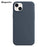 For iPhone 14 Compatible with MagSafe Liquid Silicone Phone Back Cover (No Logo) - Dark Blue - 1