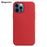 For iPhone 12 Pro Max Compatible with MagSafe Liquid Silicone Phone Back Cover (No Logo) - Red - 1