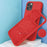 For iPhone 12 Pro Max Compatible with MagSafe Liquid Silicone Phone Back Cover (No Logo) - Red - 5