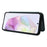 For Samsung Galaxy A56 5G Case Carbon Fiber Texture Drop-Proof PU Leather Phone Cover - Green - 3
