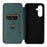 For Samsung Galaxy A56 5G Case Carbon Fiber Texture Drop-Proof PU Leather Phone Cover - Green - 4