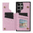 For Samsung Galaxy S25 Ultra Case Flower Leather TPU RFID Blocking Phone Cover Card Slots - Rose - 2