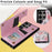 For Samsung Galaxy S25 Ultra Case Flower Leather TPU RFID Blocking Phone Cover Card Slots - Rose - 5