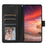 For Samsung Galaxy S25 Ultra Case Wallet Stand View PU Leather Phone Cover - Black - 2